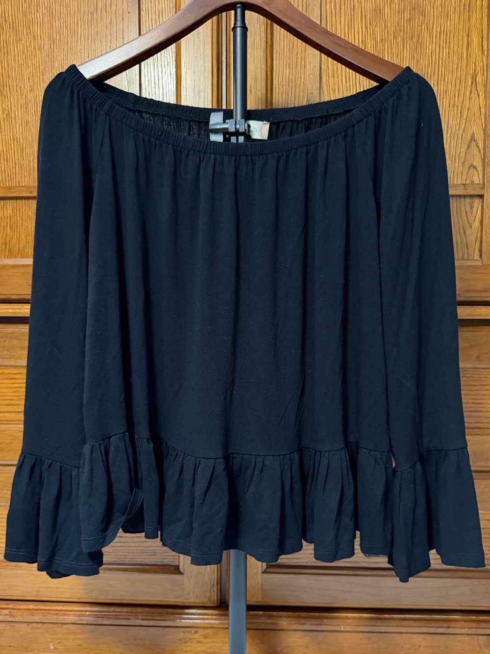 Altar'd State Off Shoulder Flated Sleeve Ruffle Hem Top Romantic Boho Chic Flowy